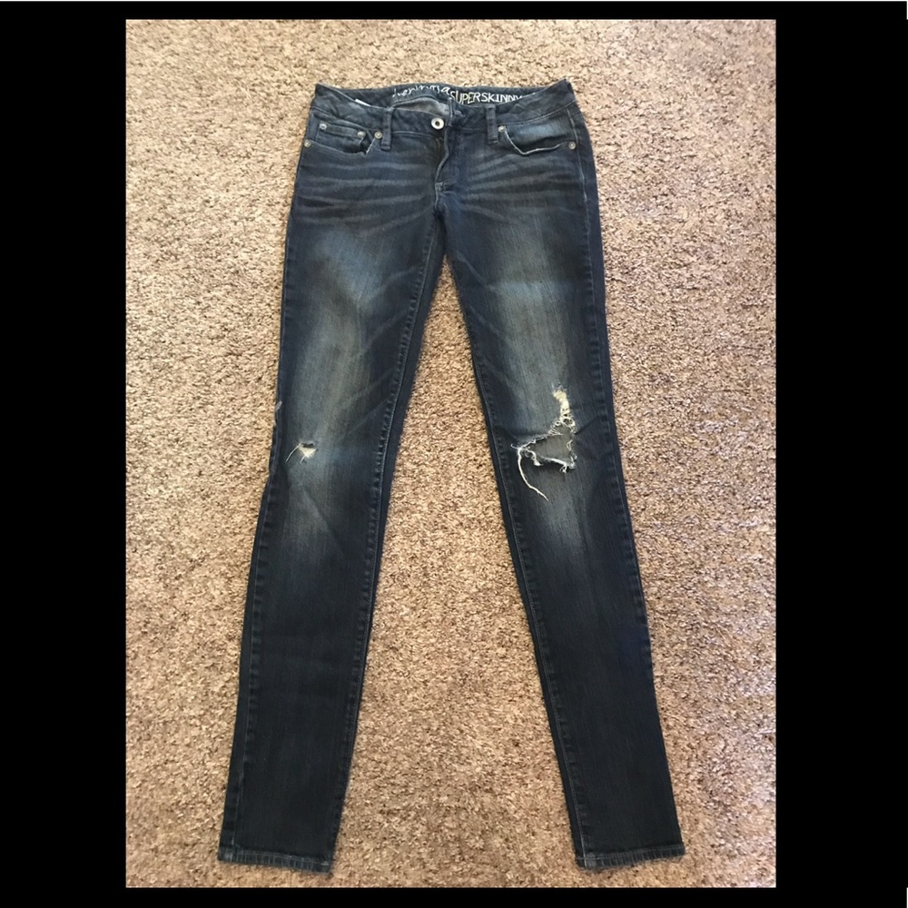 Pacsun Destroyed skinny jeans 1R